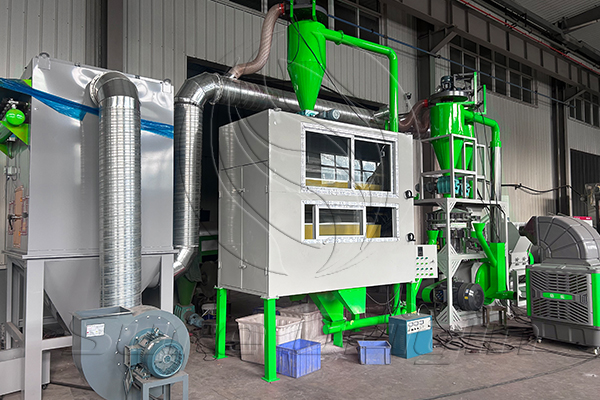 Indonesian Customers Visit Sure Origin Group Machine and Purchase a 500 Model Aluminum Plastic Recycling Machine