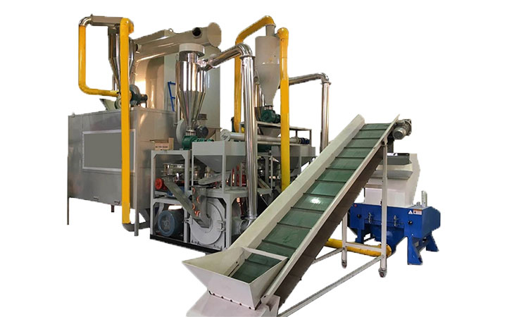 Aluminum plastic plate and medical blister recycling machine