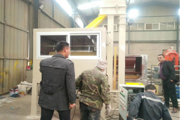 PCB circuit board recycling machine to Chinese client