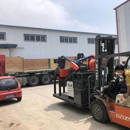 Small scale waste copper wire recycling machine shipping to India