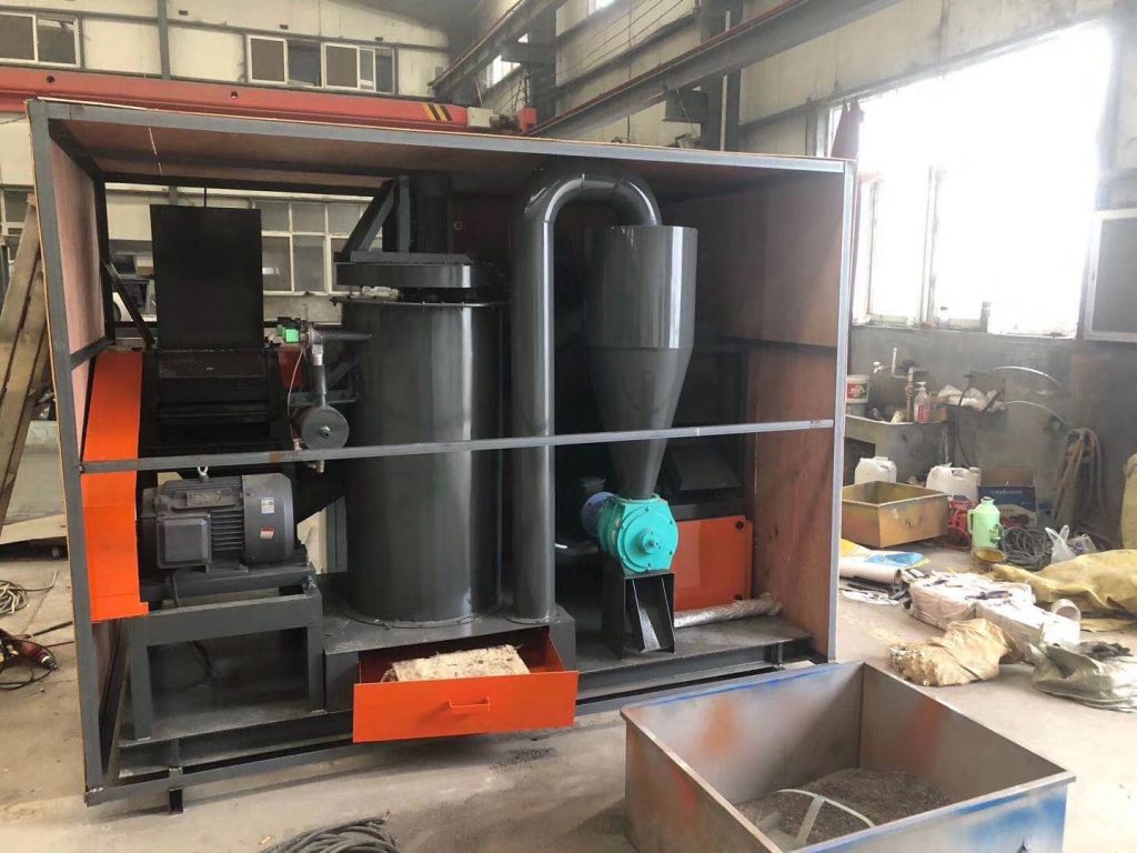 Waste cable wire granulator is ready for shipment