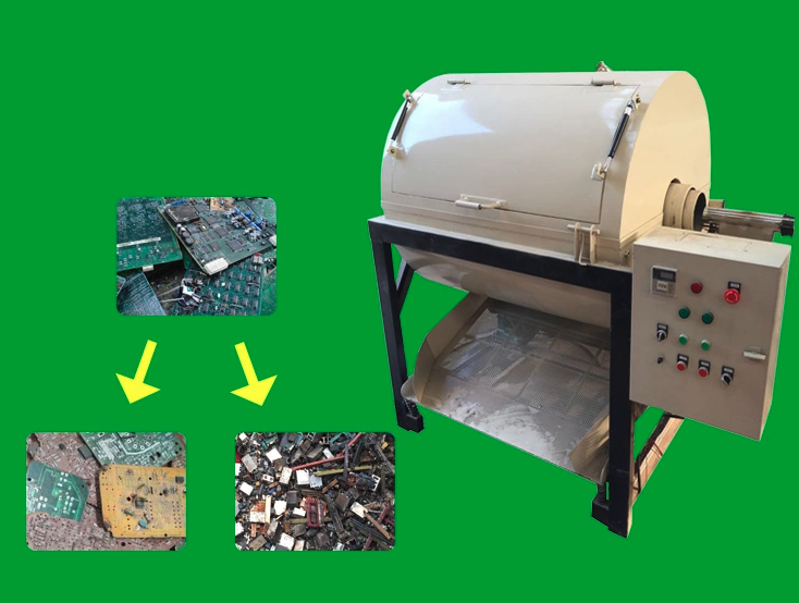 How to get precious metal from PCB by dismantling machine with low cost?