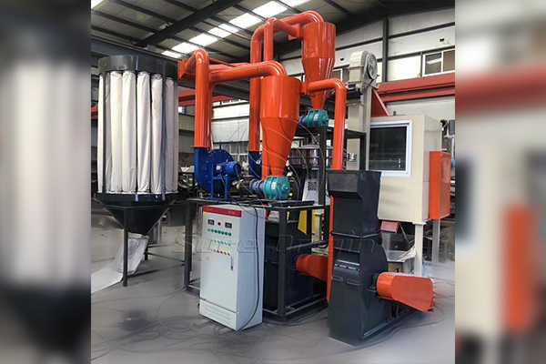 ​600 dry-type copper wire recycling machine powder wire crushing environmental protection separation technology