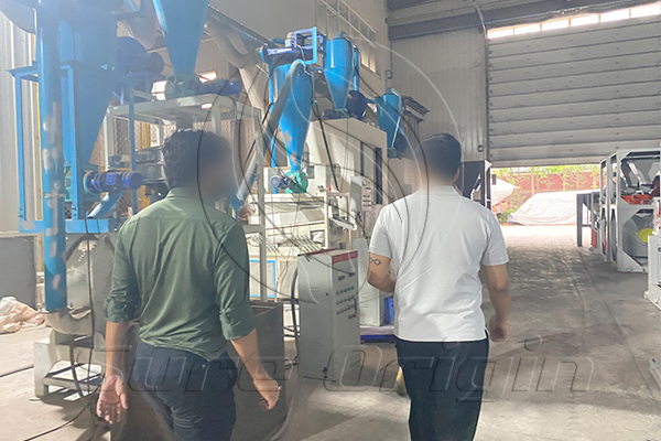 Ethiopian Client Factory Visit For PCB Dismantling machine